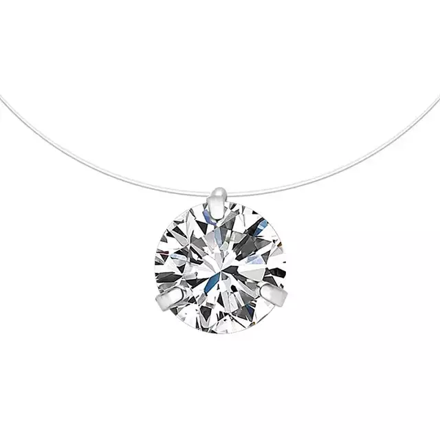 Collar Invisible Plata 925 thumbnail 2