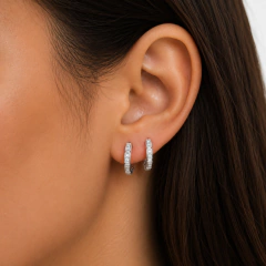 Argolla Serpiente Pavé en Plata 925 - comprar online