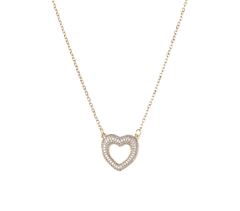 Collar Corazon Crush Acero Dorado