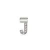 Dije Inicial Letra J en Plata 925