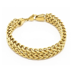 Pulsera Panter Acero Dorado