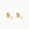 Aros Petite Corazon Oro Italiano 18 kilates 6 mm