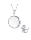 Collar Relicario Amor Acero