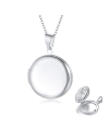 Collar Relicario Amor Acero
