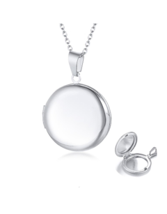Collar Relicario Amor Acero