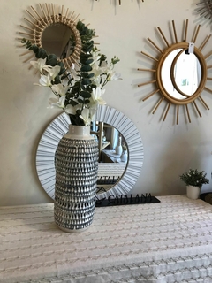 Florero Jarrón cerámica esmaltada alto - comprar online