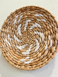 Plato de pared fibra natural pequeño - comprar online