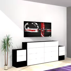 Juego Comoda + Mesas de Luz - avantShop!