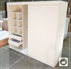 Placard Palma 1.80mt melamina blanca en internet