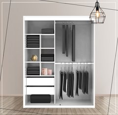 Placard Palma1.40mt Puertas corredizas - comprar online