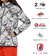 Campera Mujer Montagne Blair Print Impermeable en internet