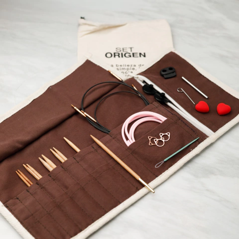 Set ORIGEN 13 cms | Agujas Circulares Intercambiables