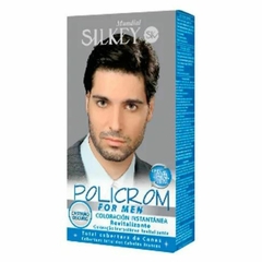Silkey Policrom Men Castaño Oscuro