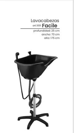 Lavacabeza Portátil PVC + Aluminio Dompel Bacha Con Duchador - comprar online