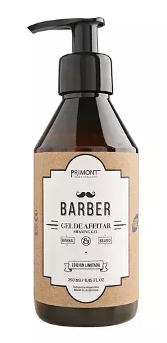 primont gel de afeitar barber 250ml