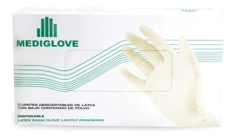 Guantes latex Mediglove x100 M - L