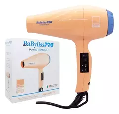 Secador Babyliss Nano Titanium Peach Glow 2000w