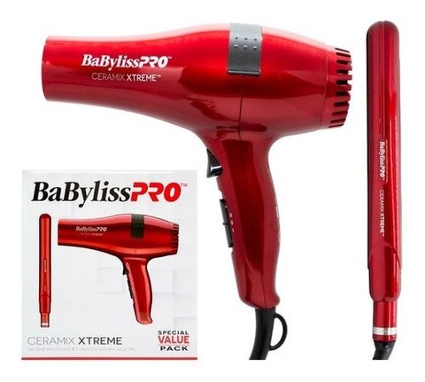 set babyliss Ceramix Xtreme Secador + Planchita 5572