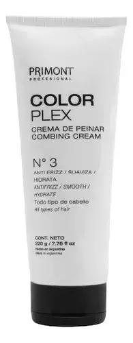 Primont Color Plex Crema de Peinar paso 3 hidratante anti frizz 200ml