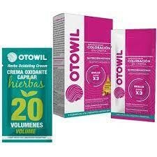 otowil tintura sachet x47 + oxigenada, todos los tonos