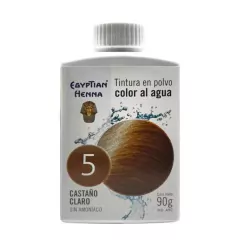 Egyptian Henna Color Al Agua 90g N5 Castaño Claro
