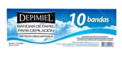 DEPIMIEL BANDAS PARA DEPILACION X10