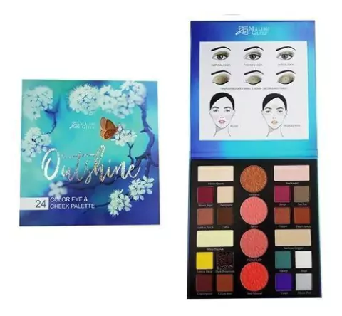 Set sombras malibu glitz 24 colores