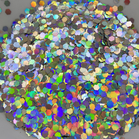 Hexágonos Plata (holo) / #114