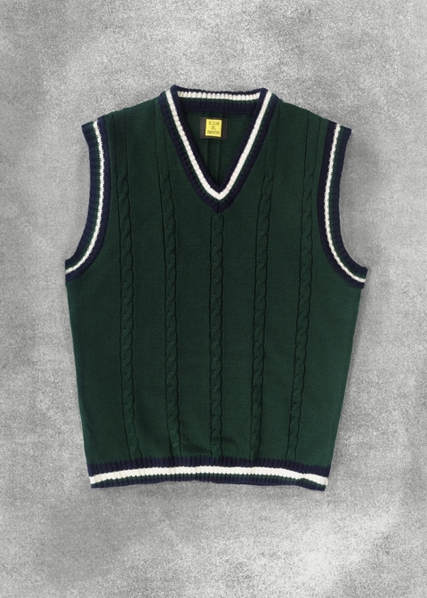 CHALECO TRENZA PENN GREEN