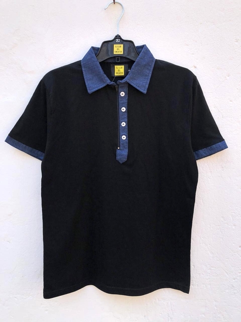 15888 Chomba Denim con cierre CM