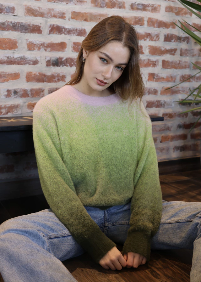 Sweater Hidden Garden Green — imagen 4