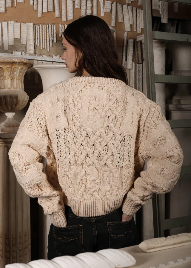 Sweater Cumbres Gruesas THE CLUB Crudo CROP