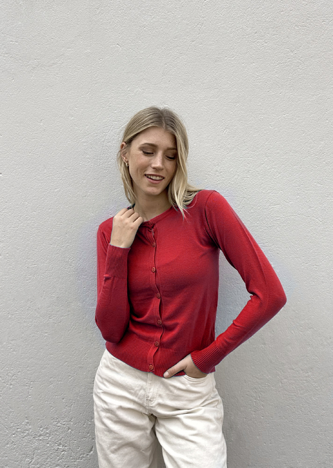 Cardigan basic Lycra WOMAN