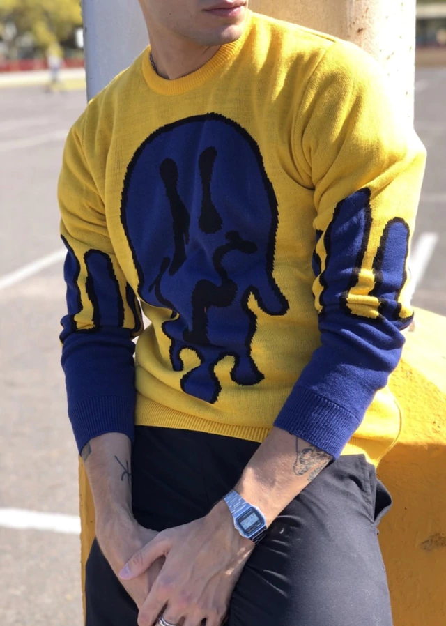 15638 Sweater Emoji YELLOW — imagen 2