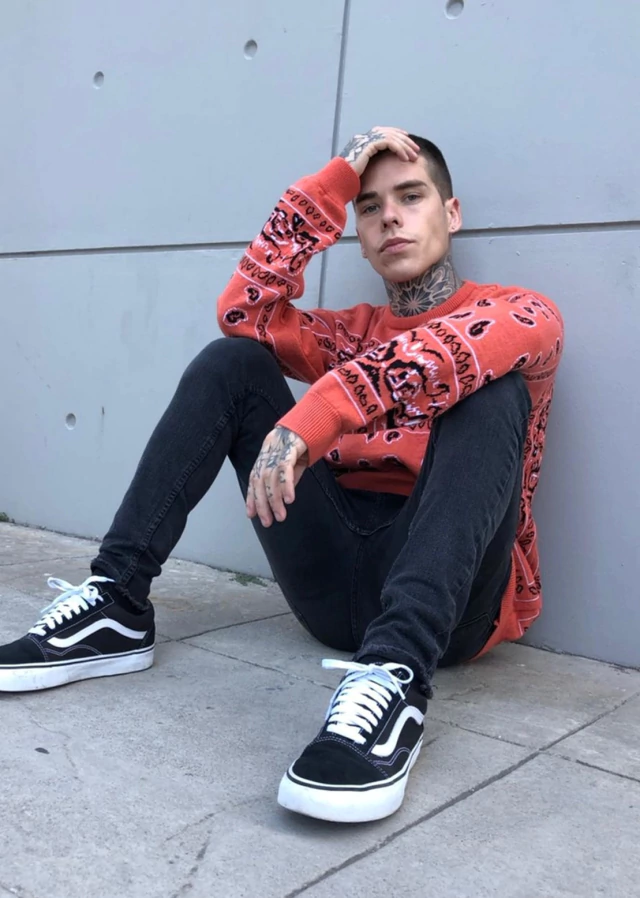 15652 Sweater Bandana ORANGE
