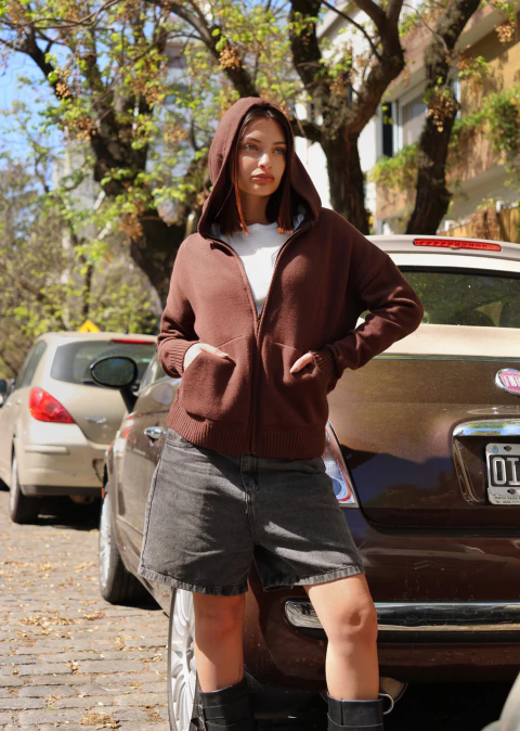 Cotton Jacket Brown - comprar online