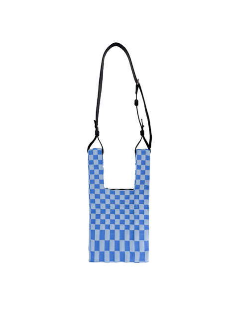 TOTE BAG MINI BI-COLOR CELESTE