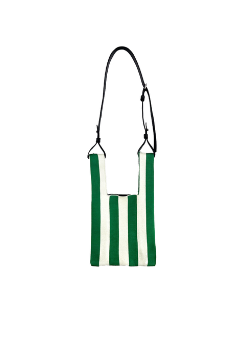 TOTE BAG RAYAS VERTICAL MINI GREEN