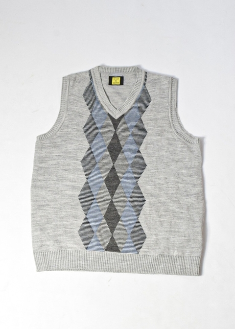 CHALECO ROMBO GRAY
