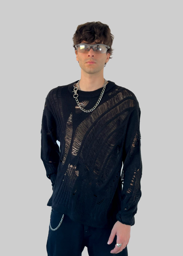 . Sweater Roturas calado