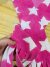 Bufanda Star pink outlet sin falla - comprar online