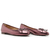 CHATA BALERINA VENUS METALIZADO BORDO - Perugia - Tienda Online