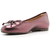 CHATA BALERINA VENUS METALIZADO BORDO - tienda online
