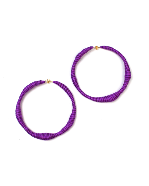 Brinco Duna Roxo e Lilás