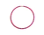 Colar Detalhe Roxo com X Laranja Neon
