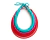 Set Turquesa e Vermelho