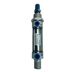 CILINDRO MINI ISO DUPLA AÇÃO DIÂMETRO 20 MM COM AMORTECIMENTO