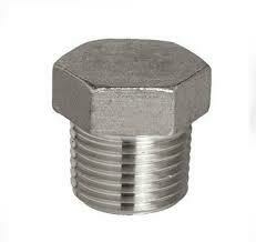 BUJAO C/CABEÇA SEXTAVADO MACHO BSP INOX 316