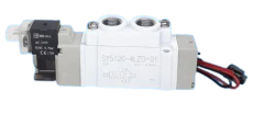 MICRO VALVULA SIMPLES SOLENOIDE 5/2 VIAS m5 TIPO SY