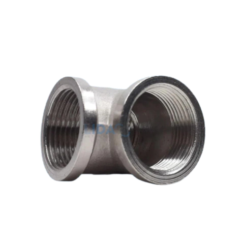 COTOVELO LATÃO NIQUELADO FÊMEA ROSCA BSP